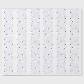 Rode baret Schattige Frans Oui Merci Ja Bedankt Cadeaupapier (Vlak)