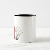 Rode Barn Boerderij Land Tweekleurige Koffiemok (Center)