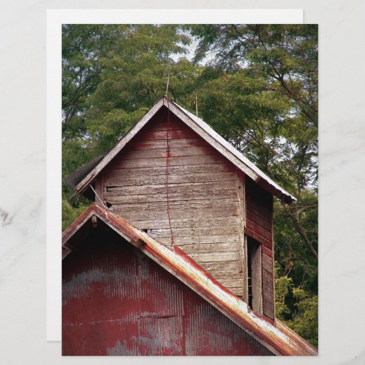Rode Barn Cupola (Voorkant / Achterkant)