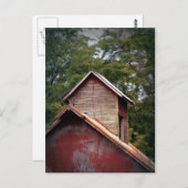 Rode Barn Cupola Briefkaart (Voorkant / Achterkant)