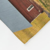 Rode Barn, hooibalen, Albion, Palouse, gebied 2 Fleece Deken (Hoek)