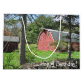 Rode Barn in het land Groot Cadeauzakje (Achterkant)