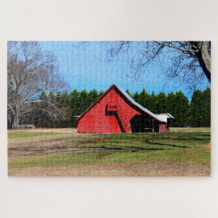 Rode Barn Shed puzzel