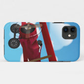 Rode Baron Case-Mate iPhone Case (Achterkant (horizontaal))