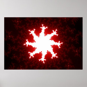 Rode barst poster
