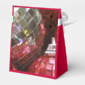 Rode Baubles pleister rood Bedankdoosjes (Achterkant)