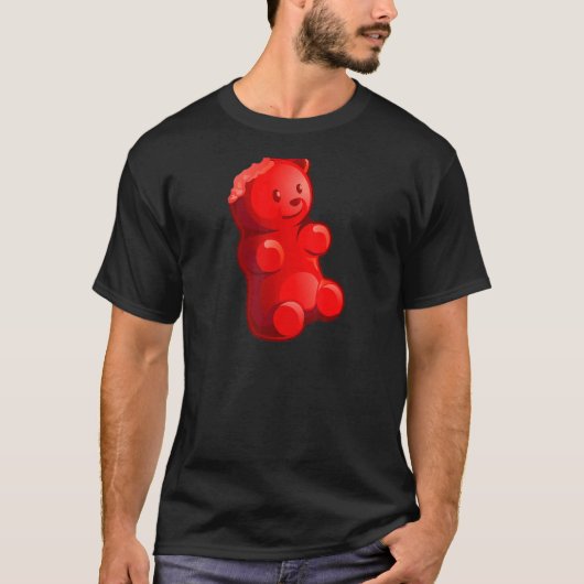Rode Beer Snoep T-shirt (Voorkant)