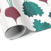 Rode beets, naadloos patroonpapier cadeaupapier (Rol Hoek)