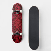 Rode behang 2 persoonlijk skateboard (Voorkant)