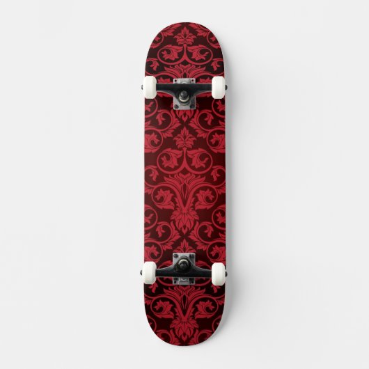 Rode behang 2 persoonlijk skateboard (Voorkant)