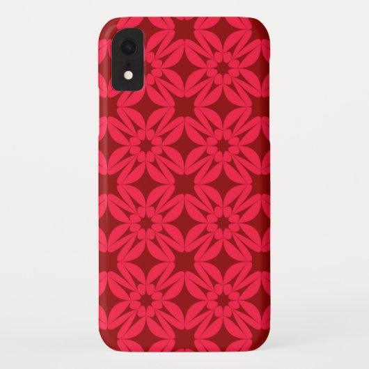 Rode Behangpatroon Decoratie Case-Mate iPhone Case (Achterkant)