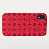 Rode Behangpatroon Decoratie Case-Mate iPhone Case (Achterkant (horizontaal))