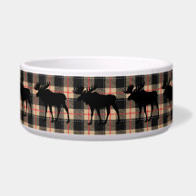 Rode Beige Buffalo Geruite Bull Moose Dier Hond