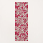 Rode + beige marmer yogamat (Voorkant)