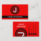 rode bel visitekaartje (Voorkant / Achterkant)