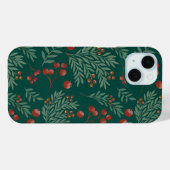 Rode Bes Kerstmis Hoesje voor Telefoon (Achterkant (horizontaal))