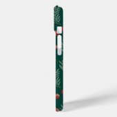 Rode Bes Kerstmis Hoesje voor Telefoon (Achterkant / Links)