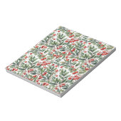 Rode bes Kerstmis Notitieblok (Linkerzijde)