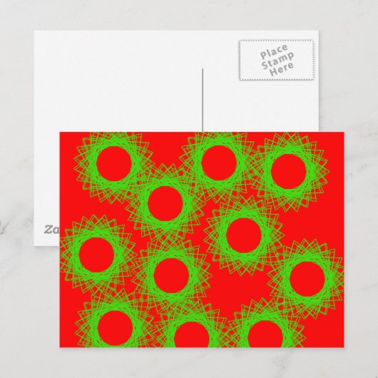 rode bes met geluk briefkaart (Voorkant / Achterkant)