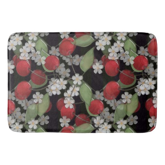 Rode bessen badmat (Voorkant)