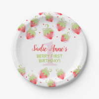 Rode bessen Berry Sweet Strawberry Birthday