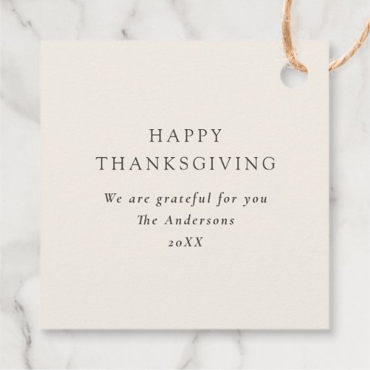 Rode bessen & bladeren  bruine botanische bedankjes labels (Achterkant)