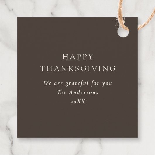 Rode bessen & bladeren Ivoor Botanisch Bedankjes Labels (Achterkant)