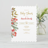 Rode Bessen Border Kaart (Staand voorkant)