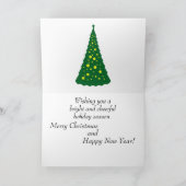 Rode bessen en besneeuwde hek kerstkaart feestdagen kaart (Binnen)