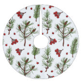 Rode bessen en dennen kerstboom rok (Voorkant)