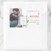 Rode bessen en Eucalyptus Wedding Sticker (Tas)