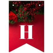 Rode bessen en mistletoe, Kerstmis Vlaggetjes (Tweede vlag)