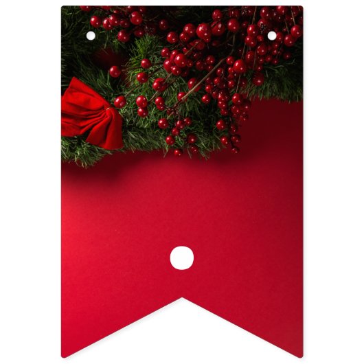 Rode bessen en mistletoe, Kerstmis Vlaggetjes (Eerste vlag)