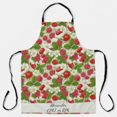Rode bessen en pillen apotheek keuken schort (Voorkant)