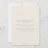 Rode Bessen + Eucalyptus Botanisch Kerstframe Feestdagenkaart (Achterkant)