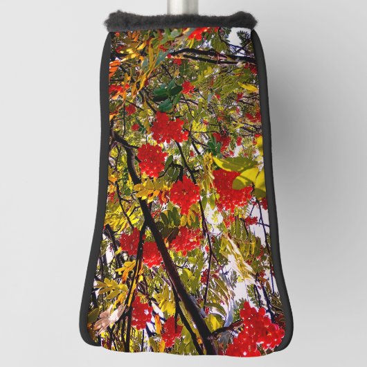 Rode bessen golfheadcover (Draai 90)