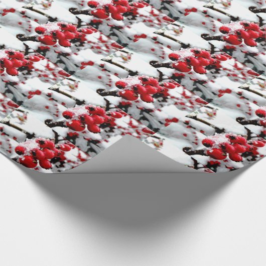 Rode bessen inpakpapier (Hoek)