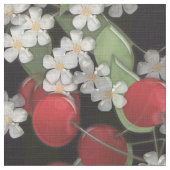 Rode bessen, kersen stof (Close Up)