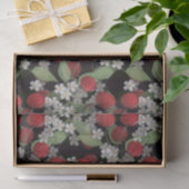 Rode bessen, kersen tissuepapier (Geschenk)