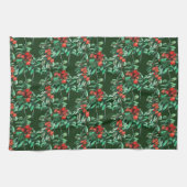 Rode bessen, keukenhanddoeken voor gebergte (Horizontaal)