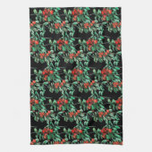 Rode bessen, keukenhanddoeken voor gebergte (Verticaal)