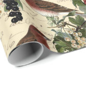  rode bessen met kerstmis cadeaupapier (Rol Hoek)