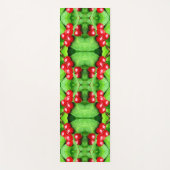 Rode bessen met regendruppels Abstracte Natuur Yogamat (Voorkant)