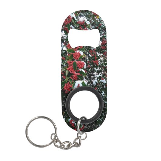 Rode bessen mini flessenopener (Voorkant)