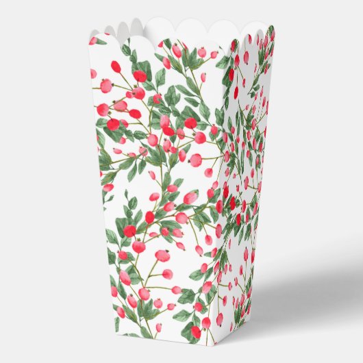 Rode bessen | openhartige boodschap | vrolijk kers bedankdoosjes (Achterkant)