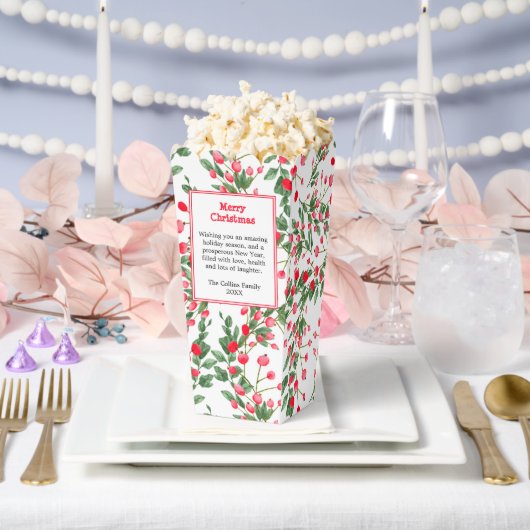 Rode bessen | openhartige boodschap | vrolijk kers bedankdoosjes (Huwelijk)