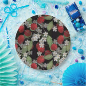 Rode bessen papieren bordje (Feest)