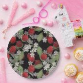 Rode bessen papieren bordje (Feest)