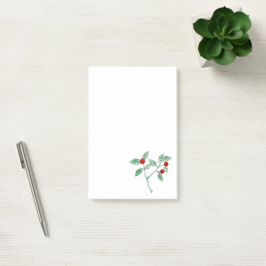 rode bessen plant post-it® notes (Kantoor)