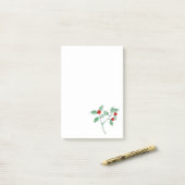 rode bessen plant post-it® notes (Op bureau)